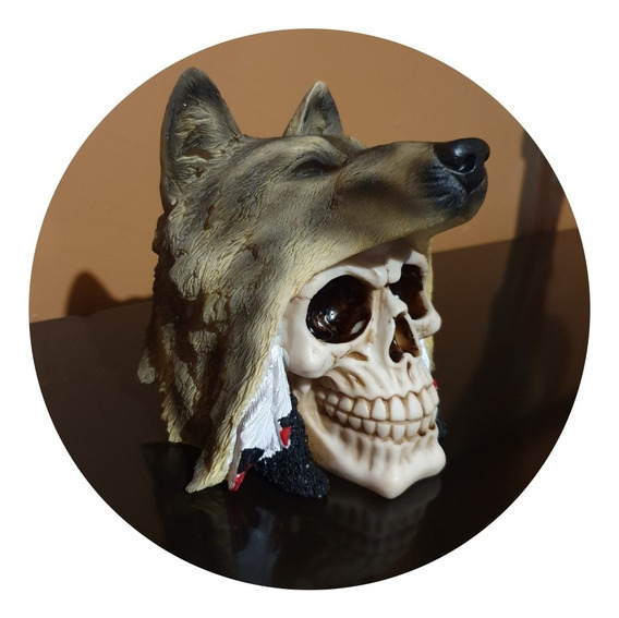 Estatua de Cabeza de Lobo Natural lapisl/ázuli Piedra Tallada Cabeza de Lobo Colgante Collar DIY artesan/ías Atyhao Cabeza de Lobo Colgante