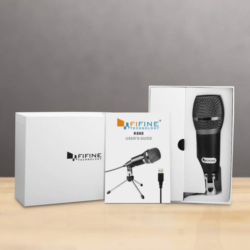 Micrófono Usb Fifine Condensador P/skype Grabaciones Youtube