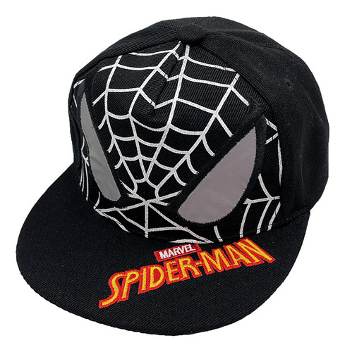 Gorra De Béisbol De Ala Plana Para Niños Spider-man