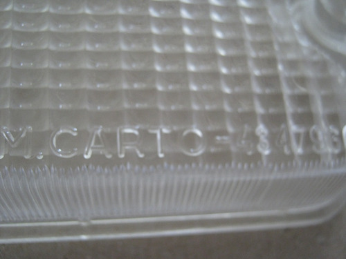 Imagem 3 de 4 de 2 Pares Fiat 147 Lente Cristal Pisca Seta Original Mcarto