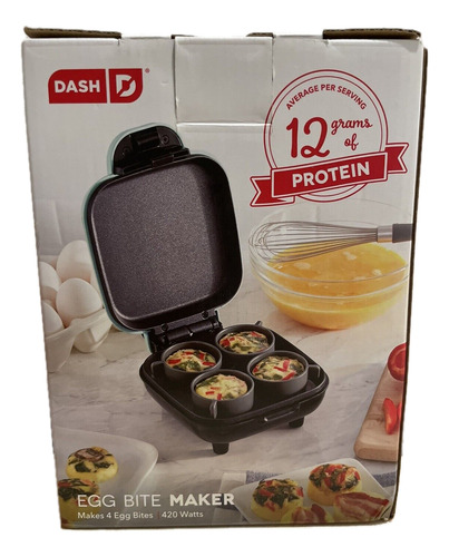 Dash - Cocinadora De Huevos Deluxe Bite Maker Negro