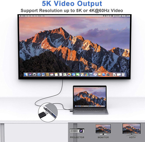 Adaptador Usb C Para Macbook Pro / Macbook Air 13 15 16