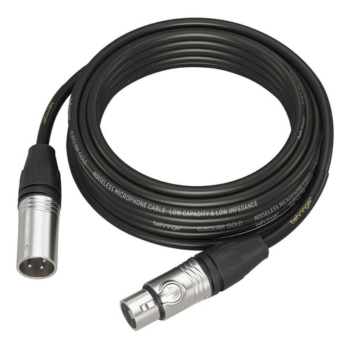 Behringer Gmc-1000 Cable Xlr Para Micrófono 10 Metros