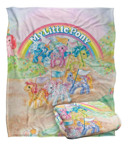 My Little Pony Retro Classic Ponies - Manta Súper Suave Con