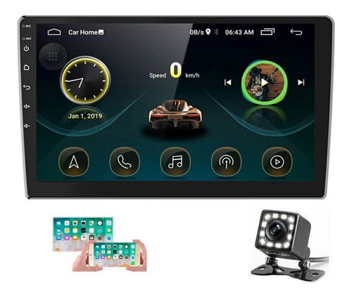 Android Double Din Car Stereo Con Gps Pantalla Táctil ...
