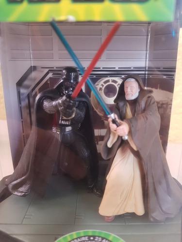 Star Wars - Set Escena Duelo Final Obi Wan Y Darth Vader (Usado)