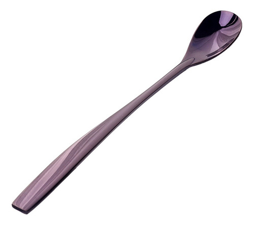 4pcs Cuchara De Mango Larga De Acero Inoxidable Para Juego