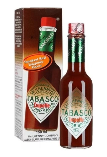 Salsa Chipotle - Tabasco - 150 Ml. Origen Eeuu.