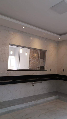 Imagem 6 de 13 de Casa Com 3 Dormitórios À Venda, 186 M² Por R$ 450.000,00 - Recanto Do Sol - Anápolis/go - Ca0481