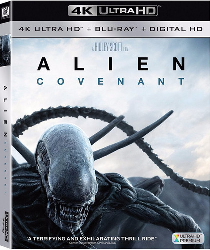 Blu Ray 4k Ultra Hd Alien Covenant Dc Cons Stock