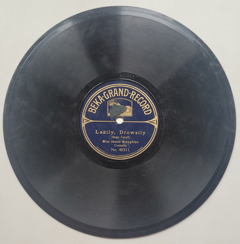 Miss Jessie Broughton Disco Pasta Beka Grand Record 40311 (Usado)
