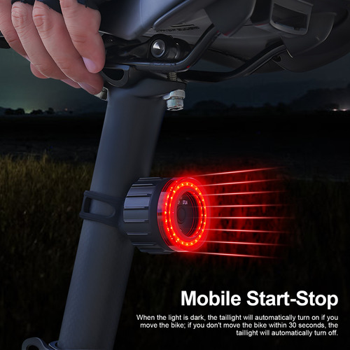 Lámpara Bicicleta Luces Luz Trasera Recargable Impermeable