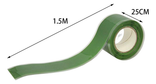 Cinta De Agarre De Silicona, Tira Adhesiva Sellada Verde
