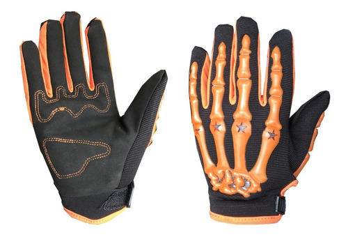 Guantes C/silicona Esqueleto Multiusos Moto Ciclismo Montaña