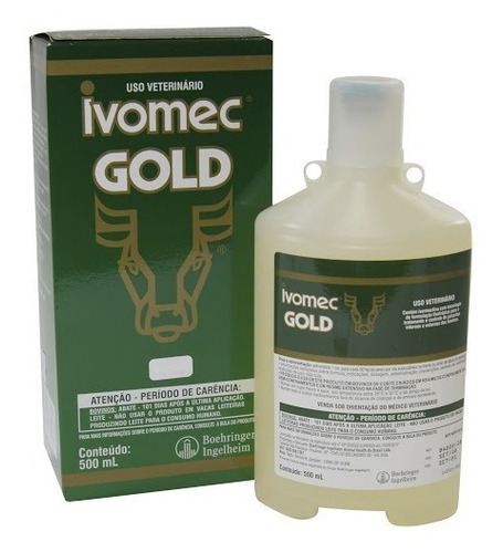 Ivomec Gold 500 Ml Merial ( Controla Carrapato Sarna)