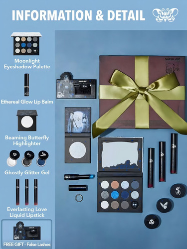 Sheglam Coleção Corpse Bride Kit de Maquiagem