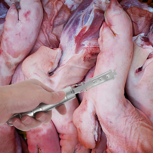 . Raspador De Pelo De Cerdo Con Patas De Cerdo, 2 Unidades