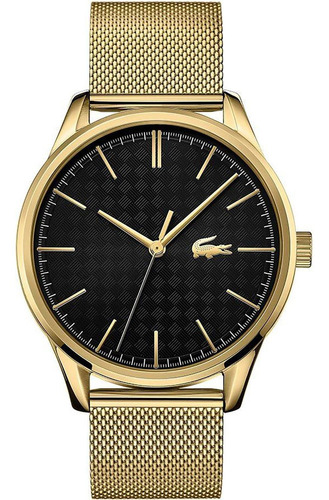 Reloj Lacoste Caballero Color Dorado 2011104 - S007 Color del fondo Negro