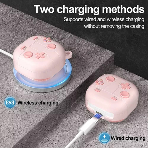 Funda Para Samsung Galaxy Buds 2 Pro Y Buds Fe Y Buds Live Y Buds Pro Y Buds 2 Case Uso Rudo Carcasa Con Llavero Soporte De Carga Inalámbrica