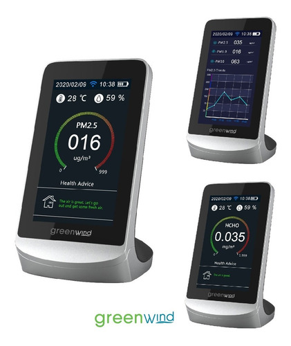 Monitor De Co2 Pro - Medidor De Calidad De Aire - Greenwind