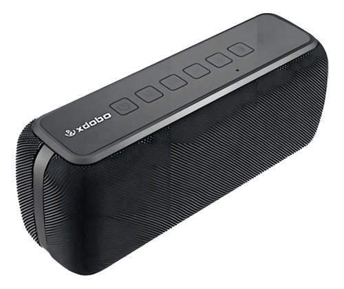 Parlante Xdobo X8 portátil con bluetooth waterproof negra