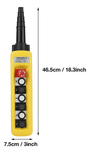 Sistema De Control De Polipasto Crane Hoist Control 2 Botone