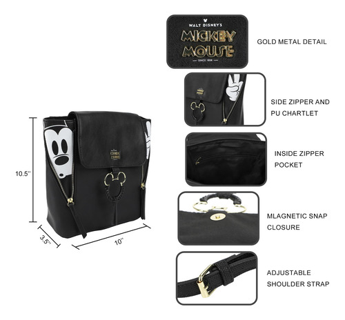 Minimochila Bioworld Disney Mickey Mouse