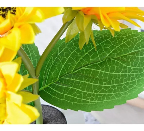 Luz Nocturna De Simulación Led Con Forma De Girasol Recargab