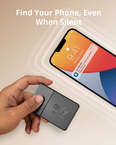 Smarttrack Card Eufy Security E30 Wallet Tracker Negro, Paqu