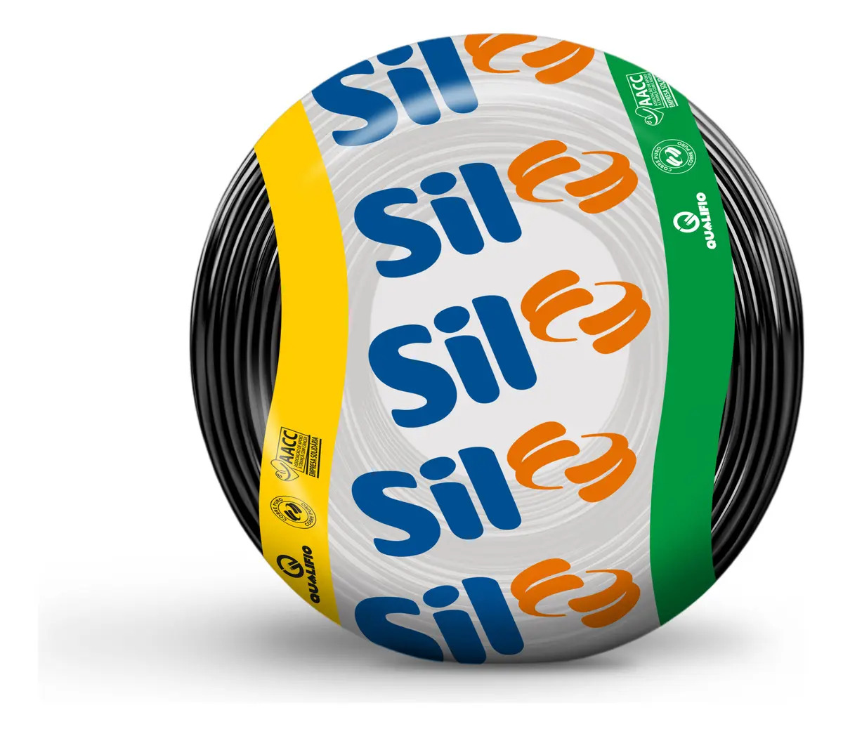 Cabo Flexível 4mm² 750v 10 Metros Preto Flexsil Sil