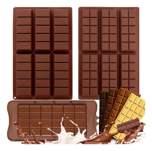 Molde De Silicona Antiadherente Para Chocolate