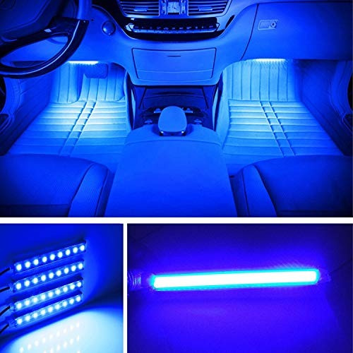 Tira De Luz Led Para Autos 4 Unidades De 48 Luces Led Multic
