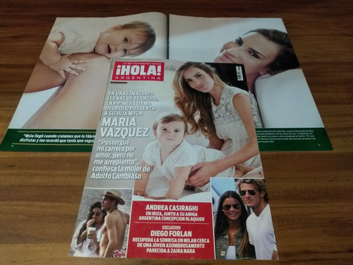 (rp512) Maria Vazquez * Tapa Revista + 6 Pgs * 2011