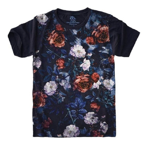 Camisa,camiseta 5%off Divertida Flores Customizada Plus Size