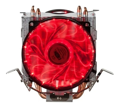 Imagem 1 de 7 de Cooler Box Duplo Dual Fan Cpu Gamer Intel E Amd 15 Leds