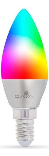 Lâmpada Led Vela Inteligente Smart 5w Rgb E Branca Gaya