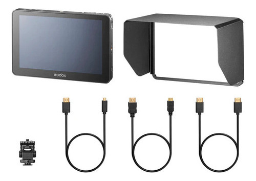 Monitor Táctil Godox Gm7s 4k Hdmi 7 Para Cámara Color Negro