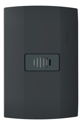 Placa Con Zumbador Marisio Mwd66877 De 1 Módulo, Color Negro Corriente Nominal 25 A Voltaje Nominal 127v