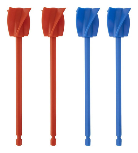 . 4 Paletas Mezcladoras De Resina, Accesorio Mezclador De