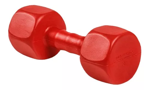 Mancuerna Pesa 3kg Pvc Fitness Gym Funcional