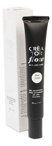 Gloss Over Creator Flow Clear Gel Extensión De Uña Sin Pincel Color Transparente