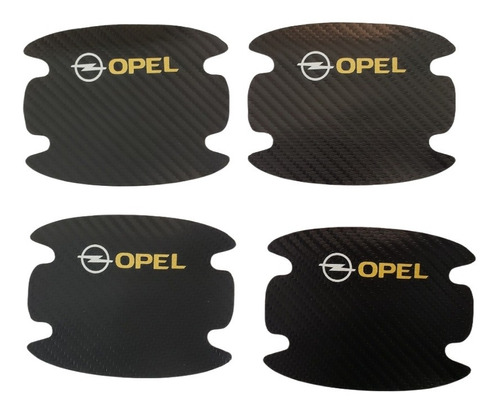 Set 4 Protector Adhesivo De Manilla, Puerta Auto Opel