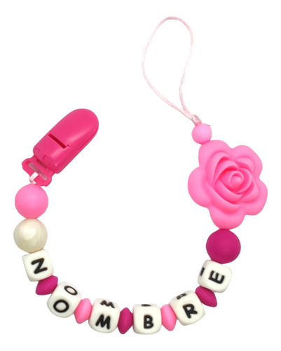 Portachupon Personalizado Tonos Pastel 8 Letras