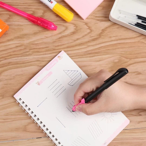 Rii Sank Magic - Kit De Cuaderno De Caligrafía Reutilizable
