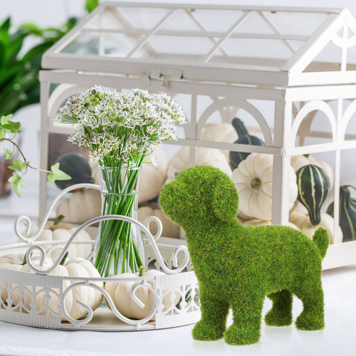 Figura De Perro De Jardín, Adorno De Perro Artificial, 1 Pie