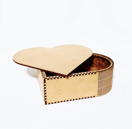 Caja Corazón Bombones San Valentin - Mdf / Fibrofacil