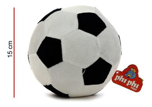Imagen 4 de 5 de Pelota Peluche Sonajero Plush Cascabel Phi Phi Toys 2309