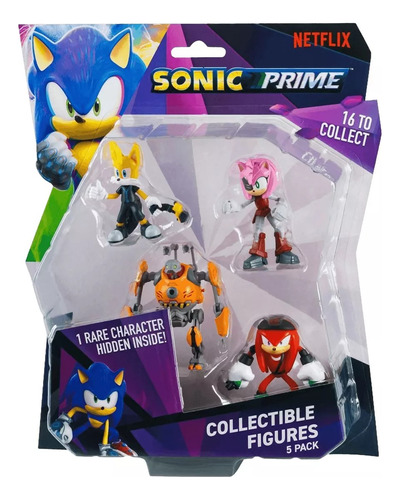 Sonic Pack X5 Figuras Coleccionables 6 Cm Premium