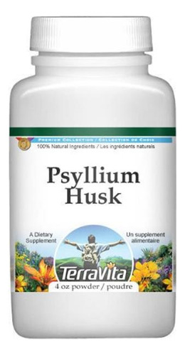 Terravita Psyllium Husk Fibra 4 Oz