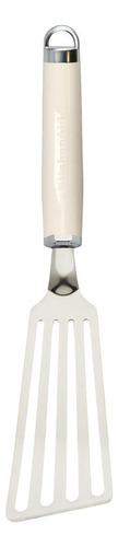 Espátula Perfurada Flexível Kitchenaid 33cm Aço Inox Creme